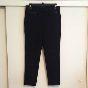 M&S Collection Black Slim Fit Pants